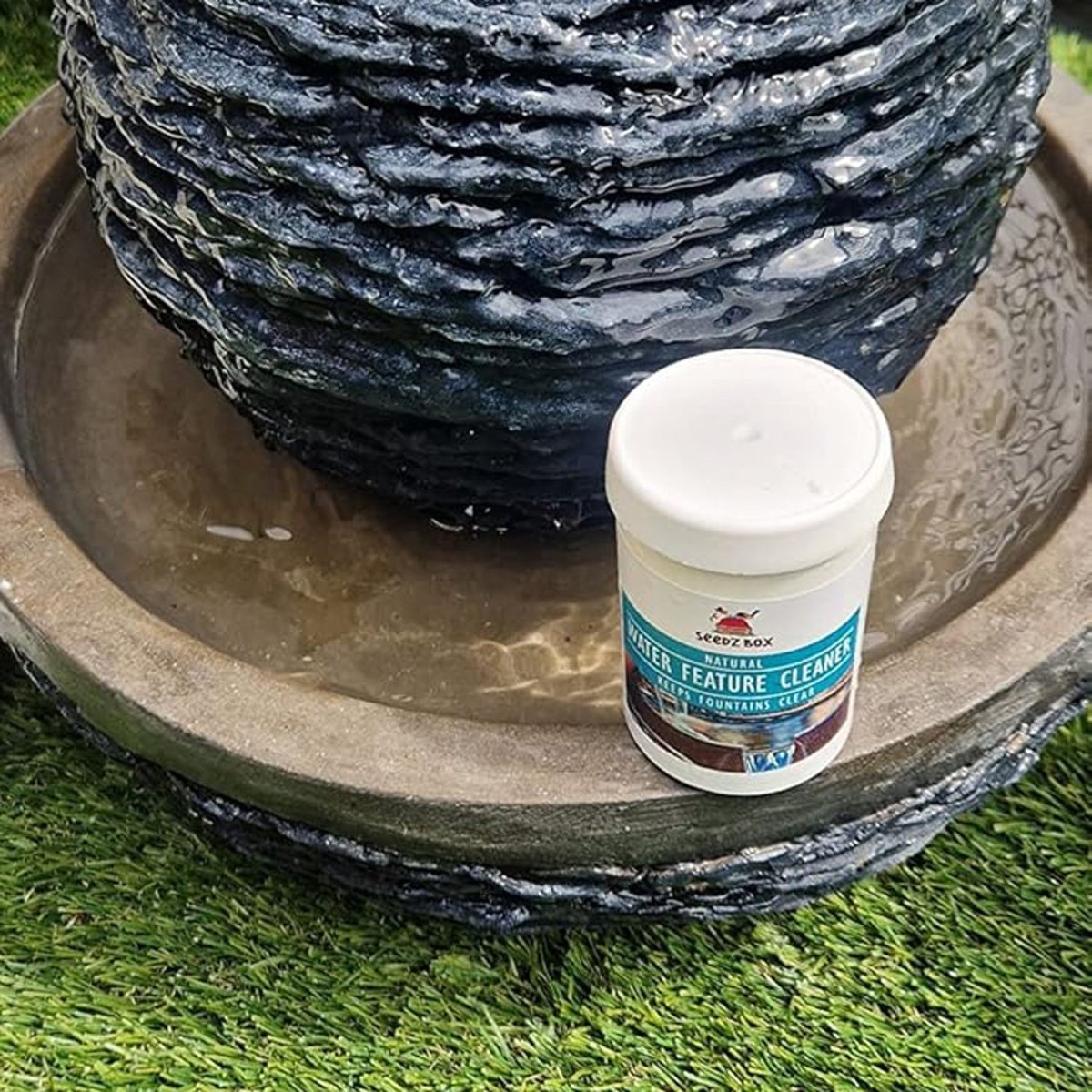 Natural Water Feature Fountain Cleaner Clear 100g - Seedzbox