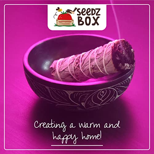 California White Sage Bundle of 3 x 4inch White Sage Smudge Sticks - Seedzbox5060910340646
