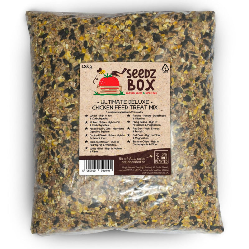 Chicken Food - Poultry Feed Treat Mix For Chickens - Seedzbox5060910341940