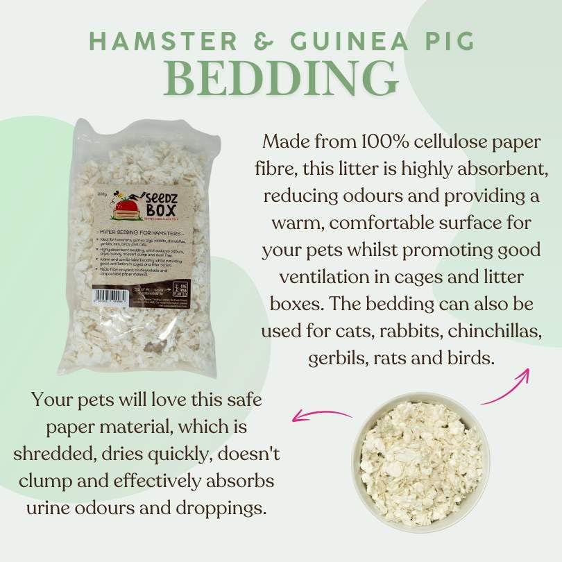 Paper Bedding Compressed and Absorbent 200g - Seedzbox0604565424969