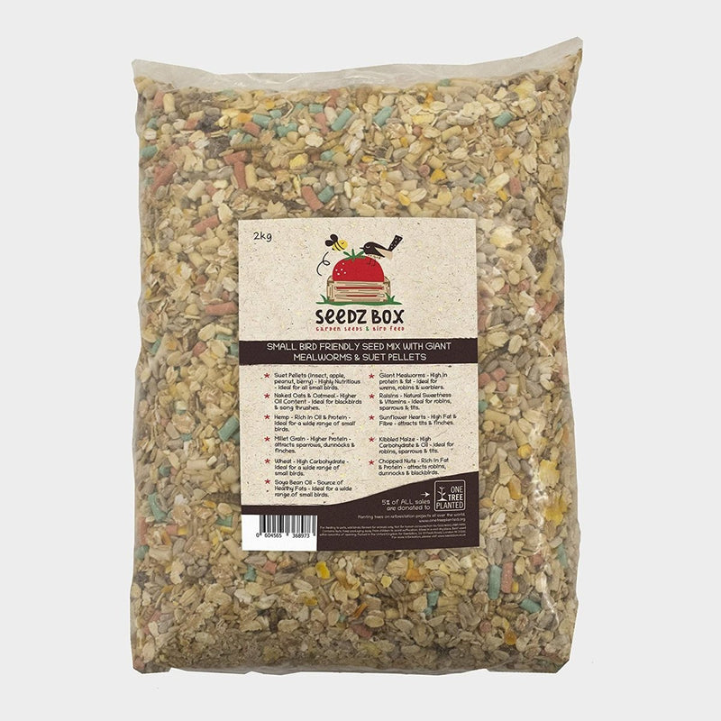 Gazebo & Ultimate Bird bird seeds mix bundle (packed with mealworms & suet pellets) - Seedzbox10046700086109