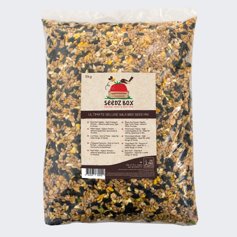 Ultimate Deluxe Bird Food Seed Mix, 2kg & 5kg - Seedzbox0604565368997